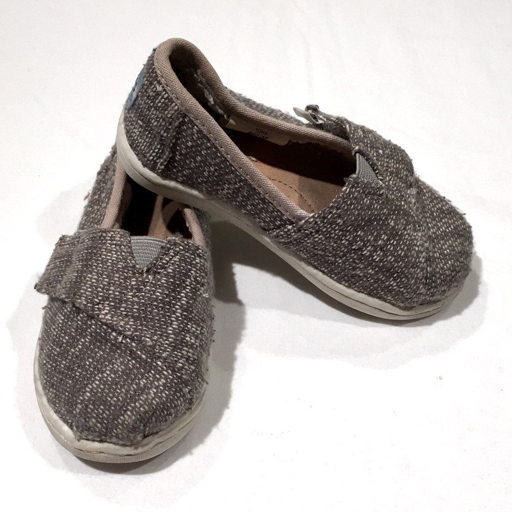 Tom’s Alpargata Toddler Shoes Woven Textile